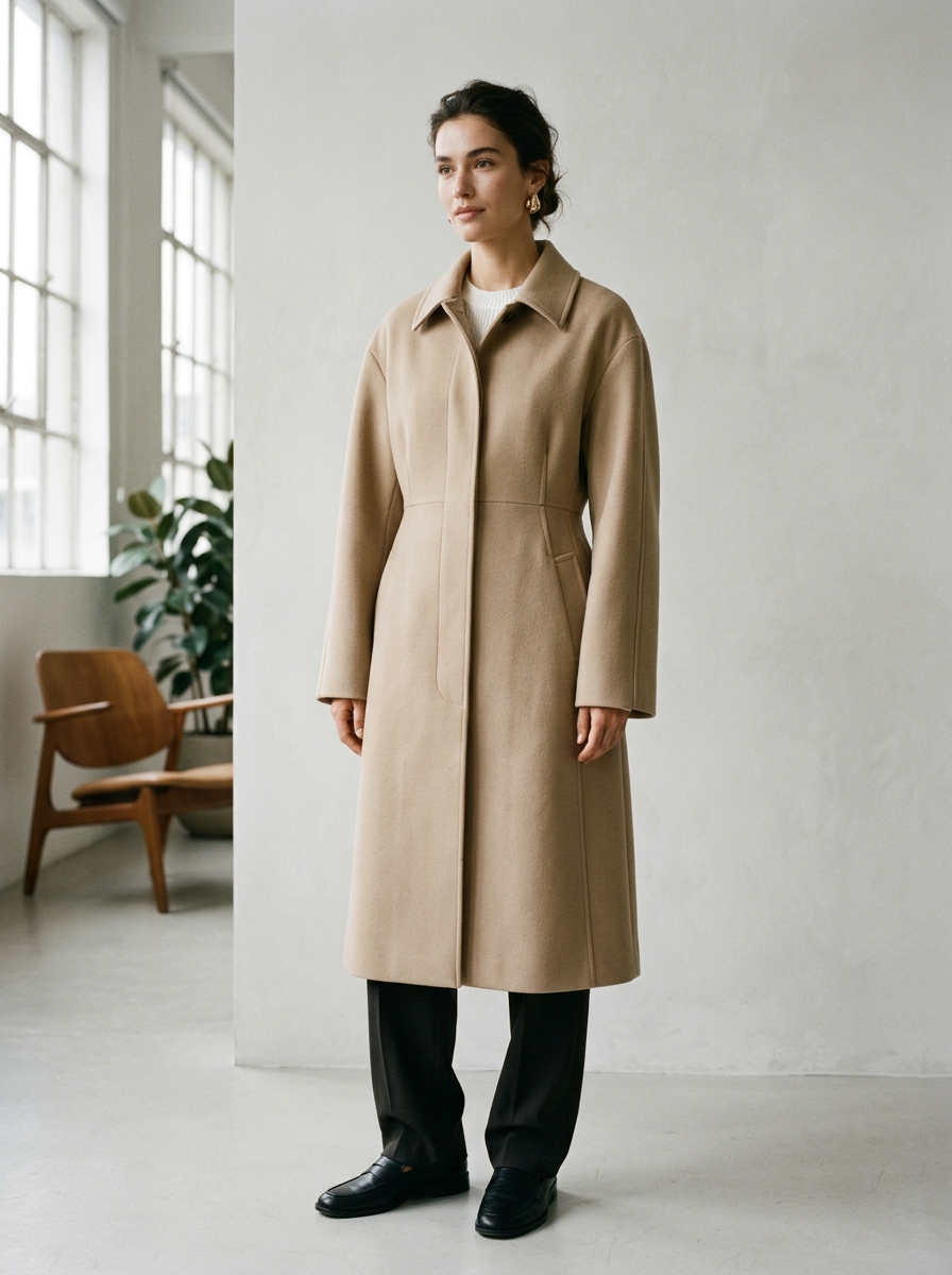 The Sculptural Wool Trench